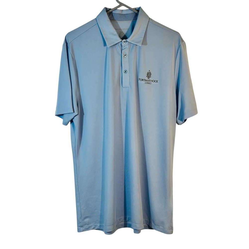 Galvin Green Mens Large Golf Polo Portmarnock Links Logo (Ireland)